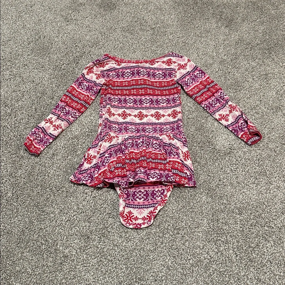 Posh Peanut Bamboo‎ Maya bodysuit Twirl dress size 12-18 months